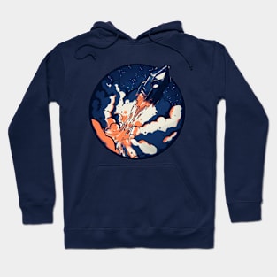 Pencil Rocket Launch Hoodie